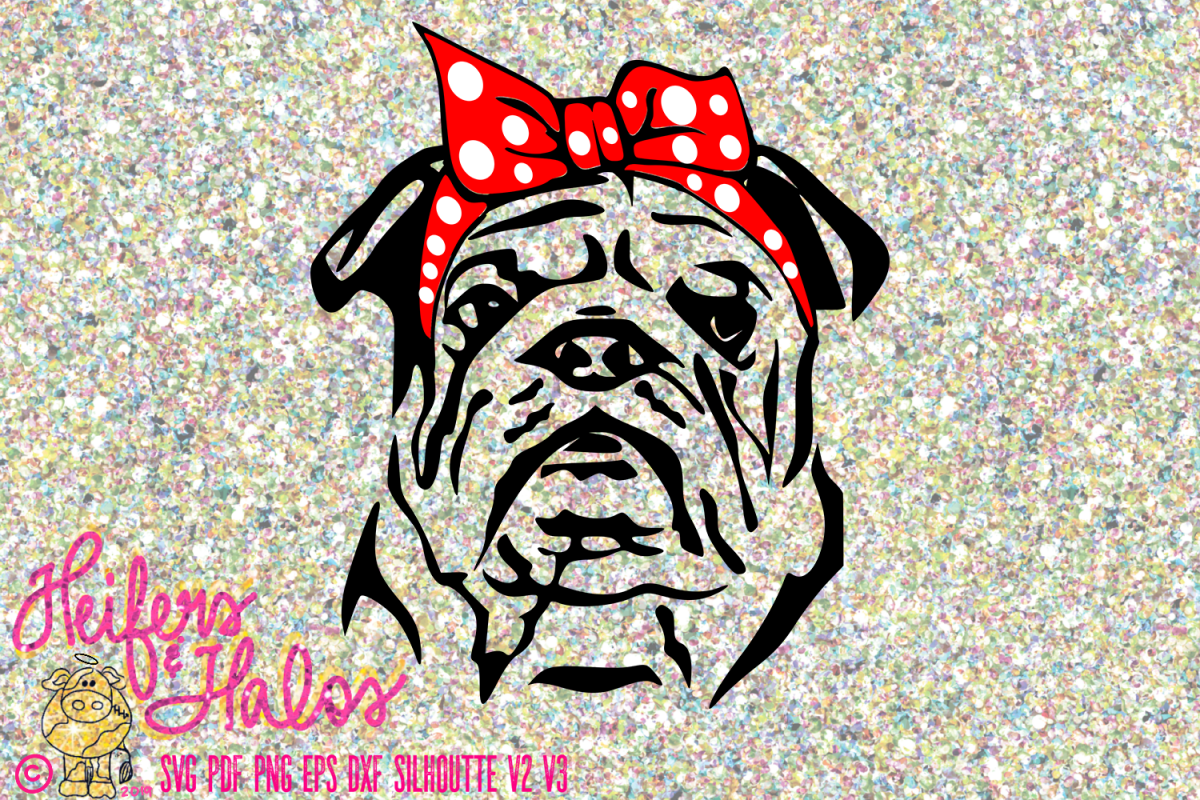 Bulldog with Bandana example image 1