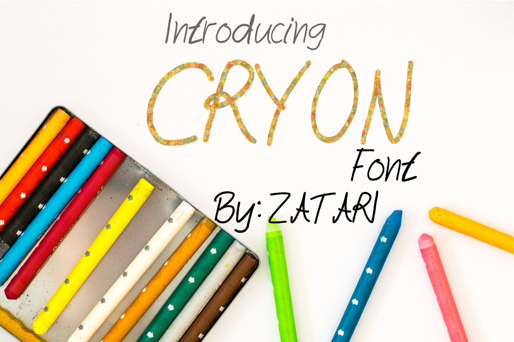 Cryon fonts example image 1