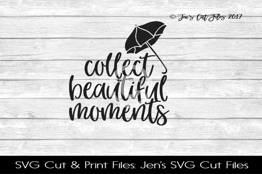 Collect Beautiful Moments SVG Cut File example image 1