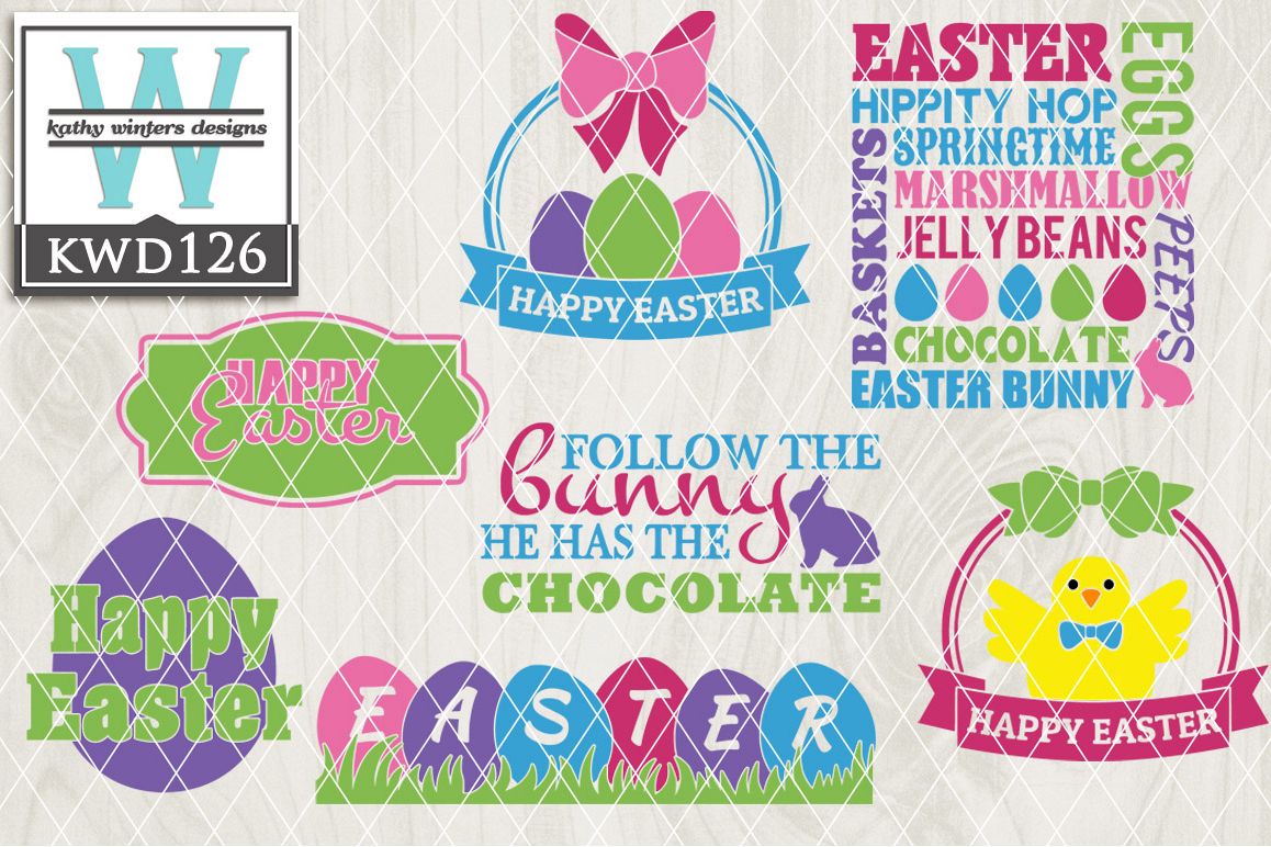 Easter Cutting File KWD126 example image 1