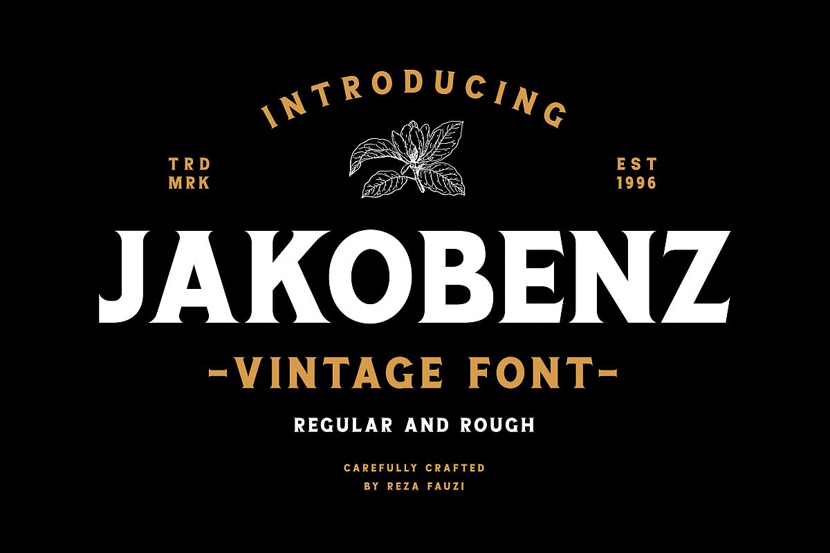 Jakobenz - Vintage Serif Font example image 1