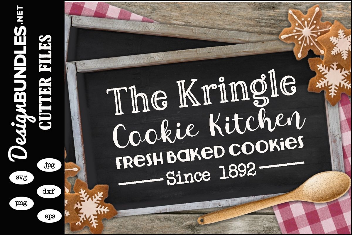 The Kringle Cookie Collection SVG example image 1