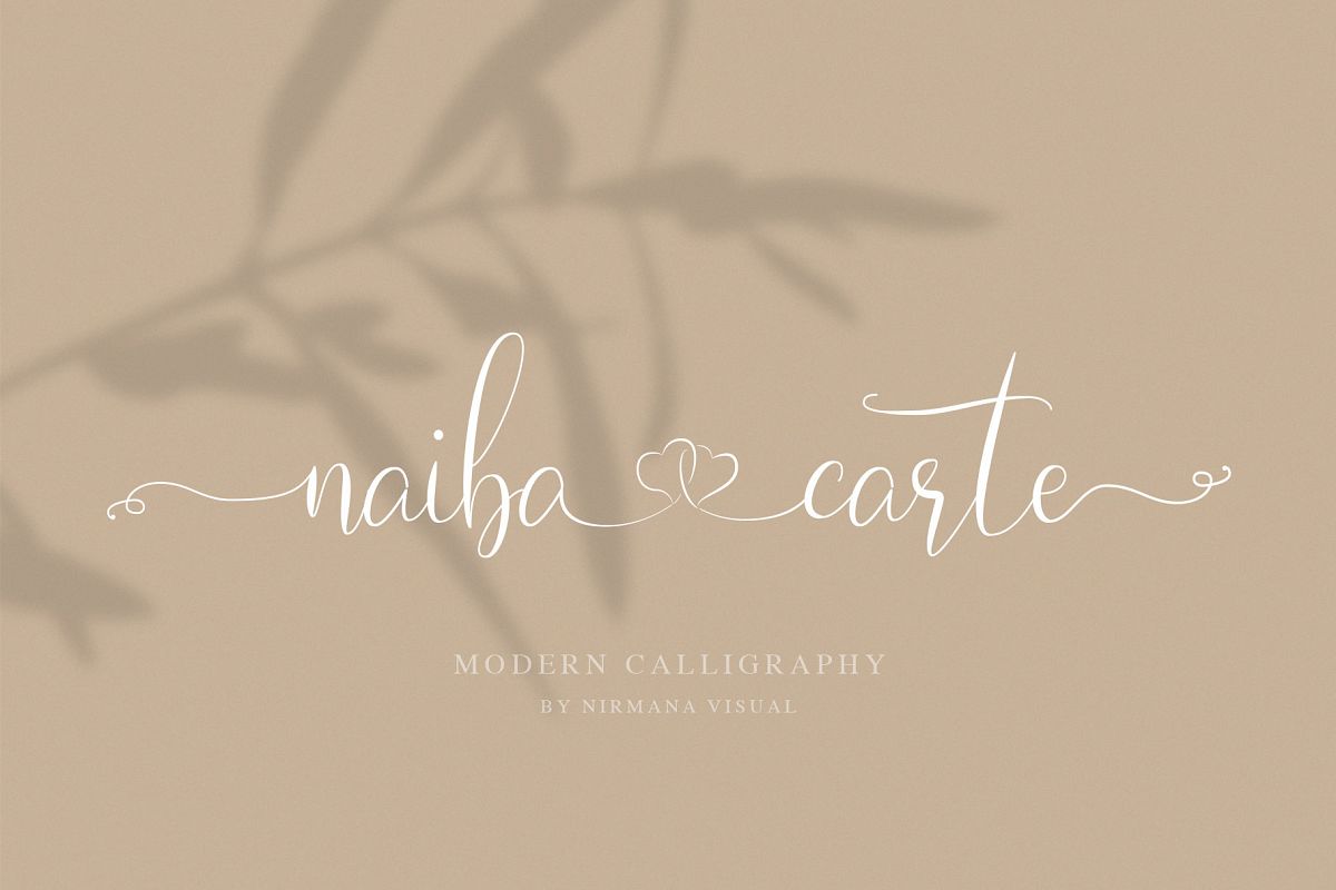 Naibacarte - Lovely Font example image 1