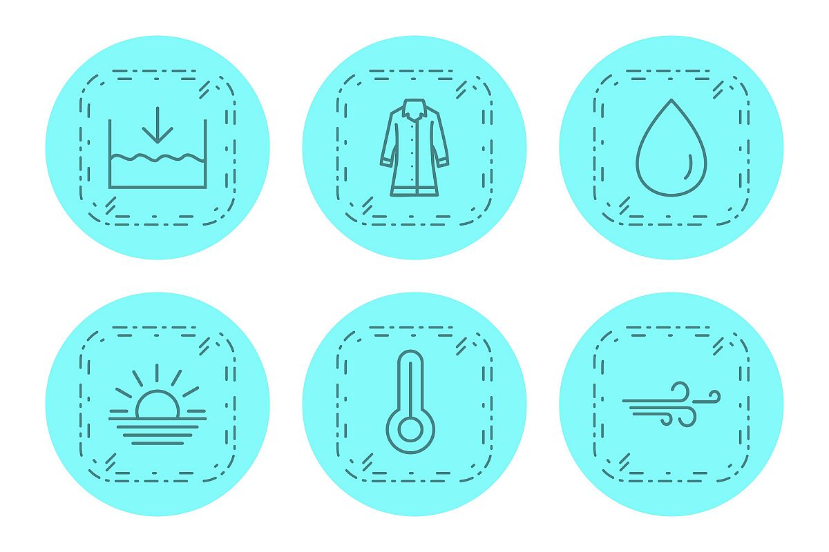 Set Of Weather And Season Icons example image 1