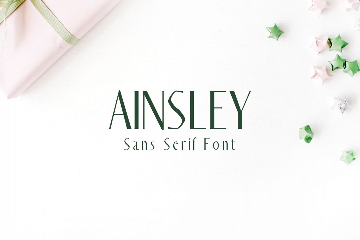 Ainsley Sans Serif Typeface example image 1