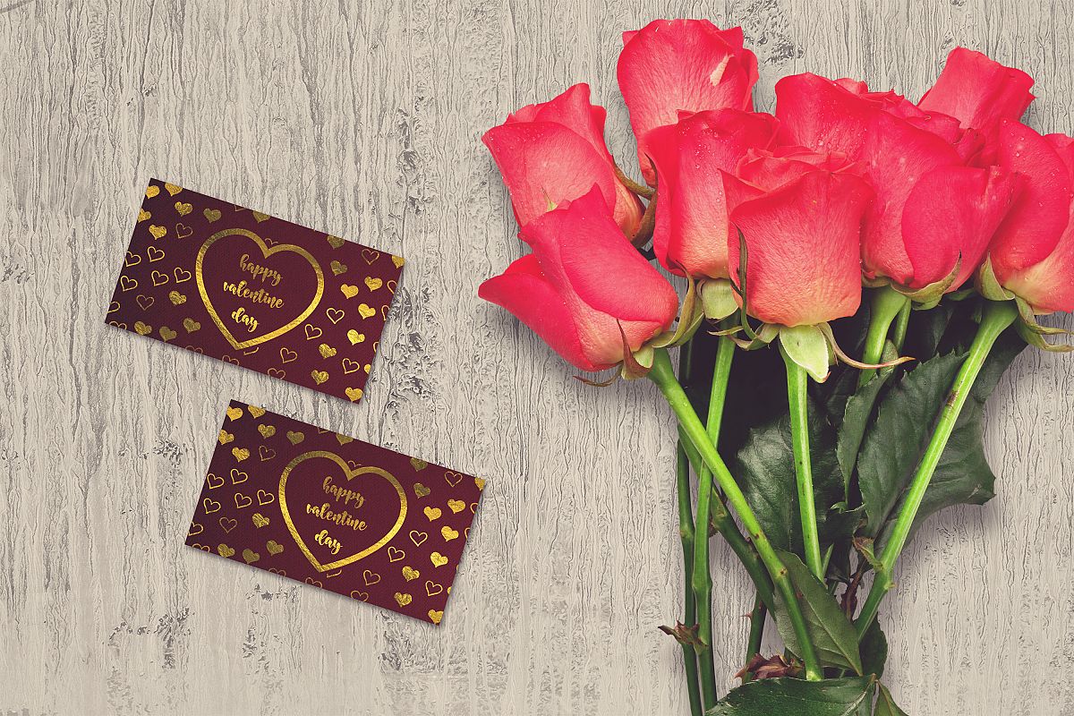 Valentine Card Mock-up #28 example image 1