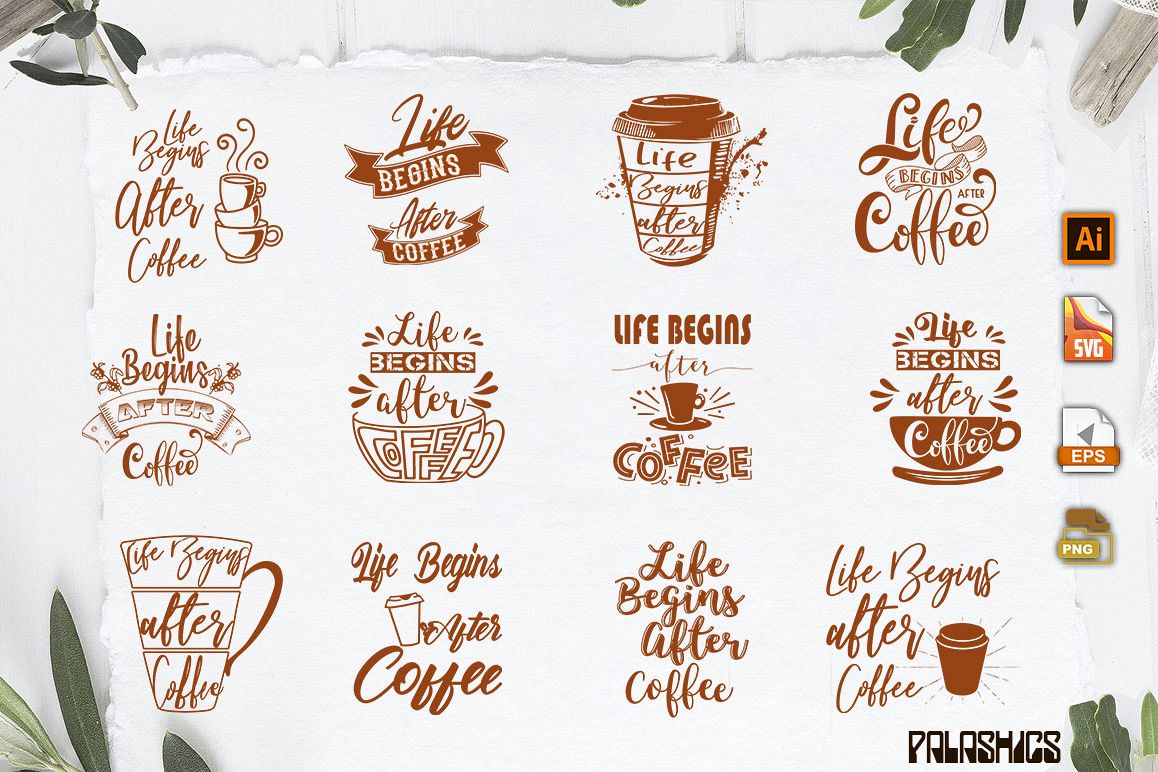 Coffee SVG one Quote 12 designs example image 1