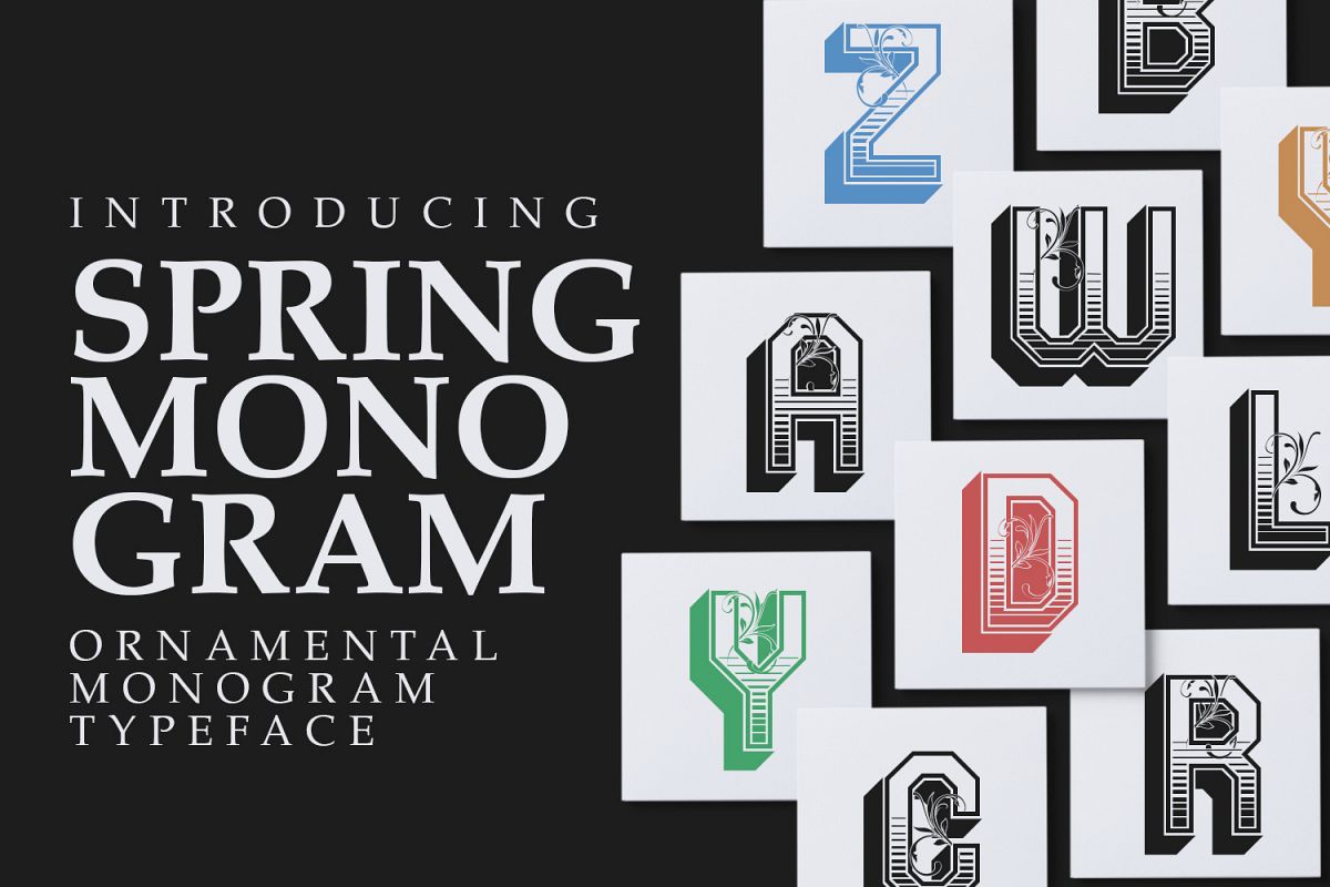 Spring Monogram example image 1