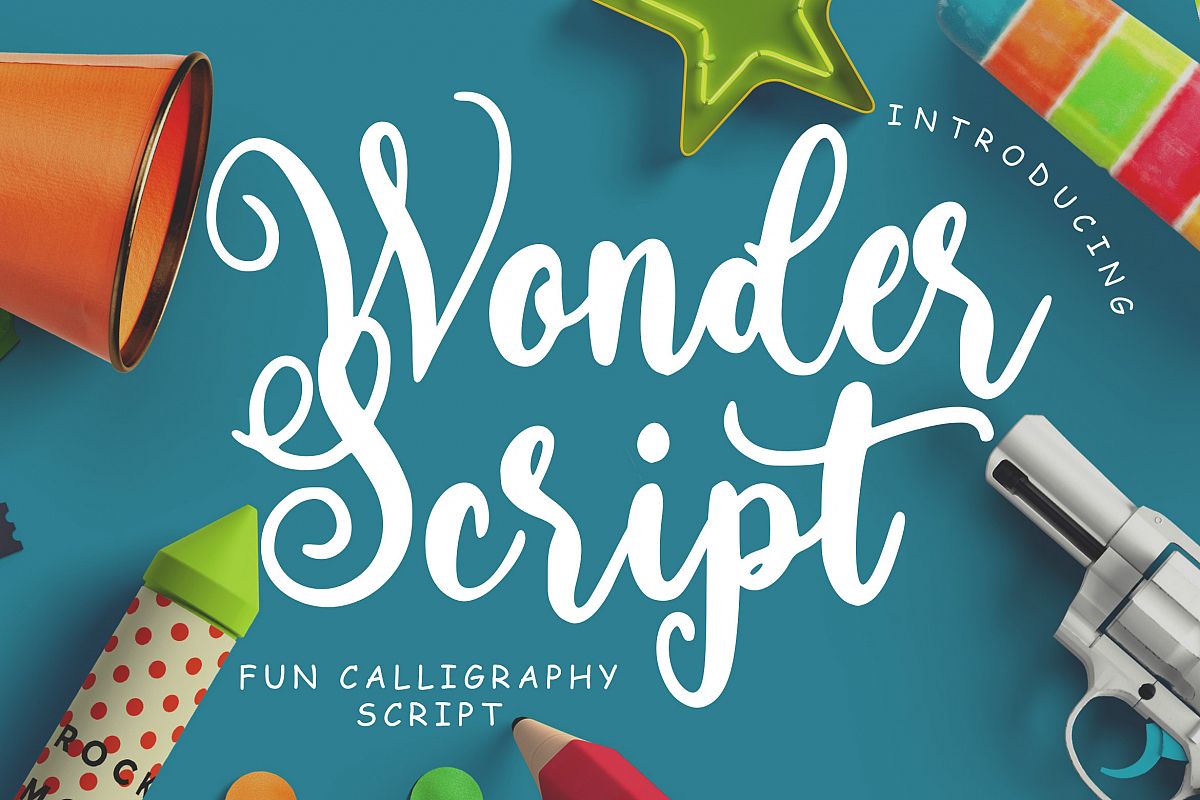 Wonder Script Fun Calligraphy example image 1