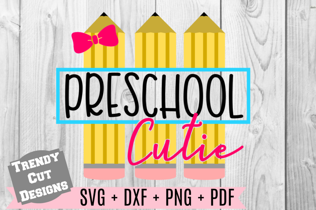 Pencil Preschool Set, Back to School example image 1