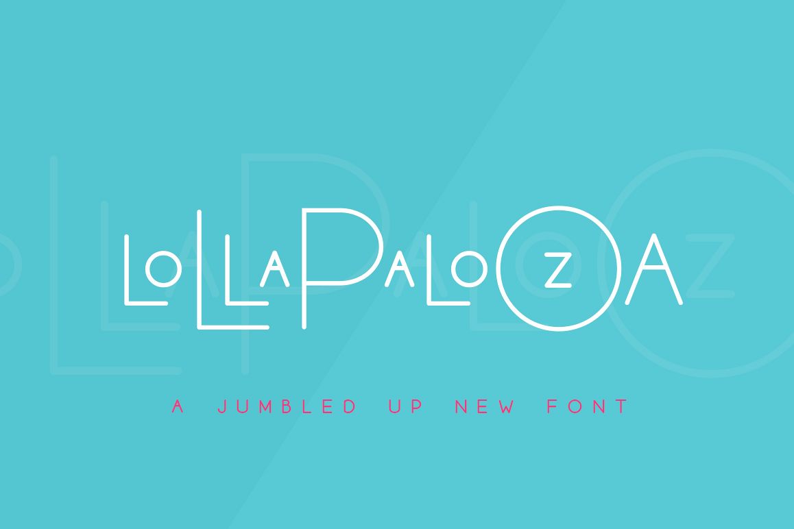 Lollapalooza Font Trio example image 1