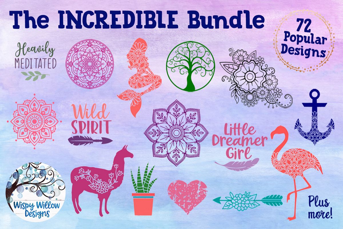 The Incredible Bundle - SVG Cut Files example image 1