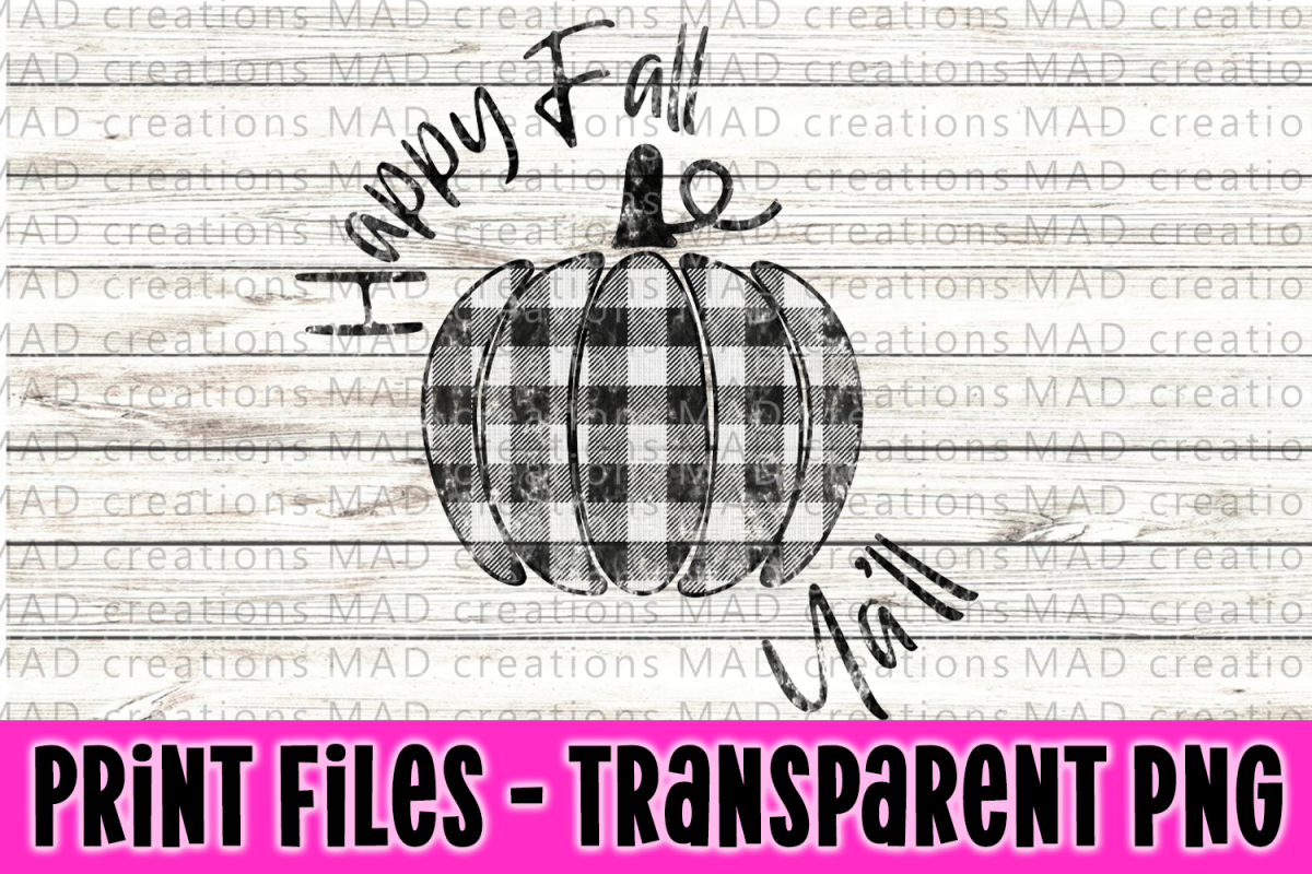 Happy Fall Ya'll Print File example image 1