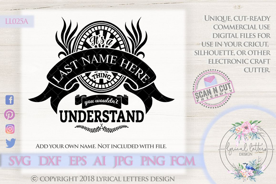 It's a Family Thing SVG DXF Cut File LL025A example image 1