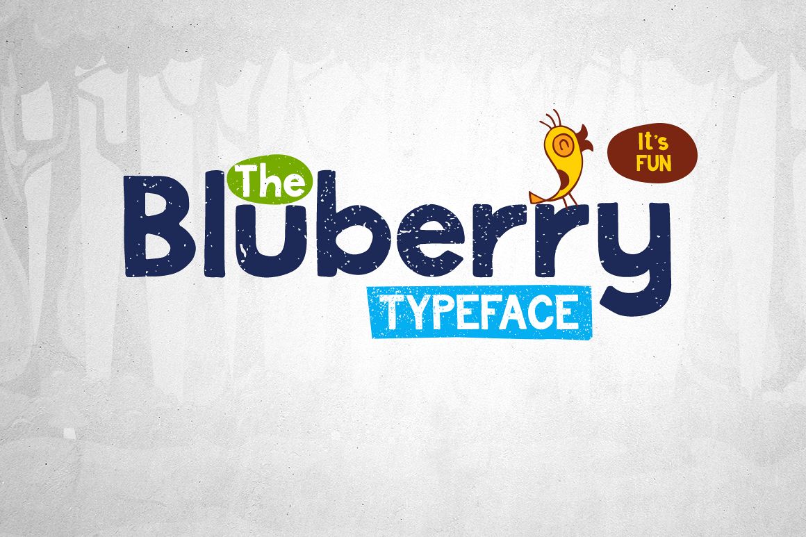 Bluberry Typeface example image 1