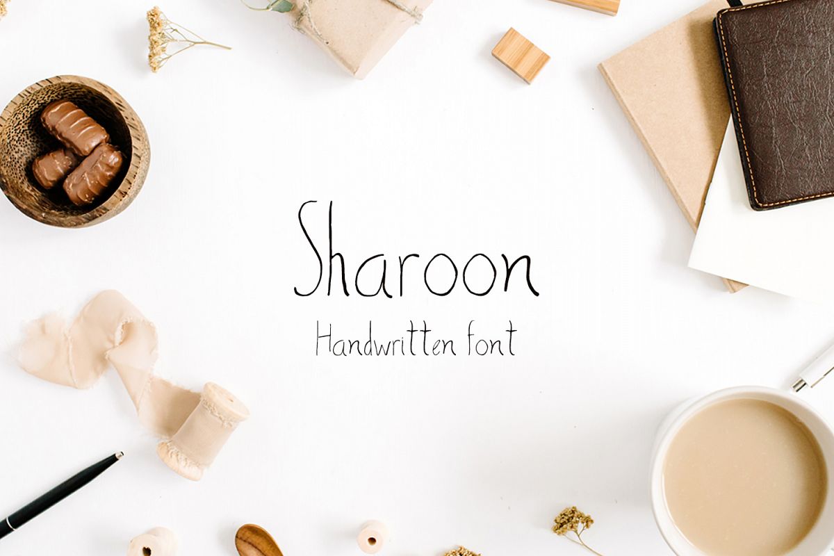 Sharoon Handwritten Sans Serif Font example image 1