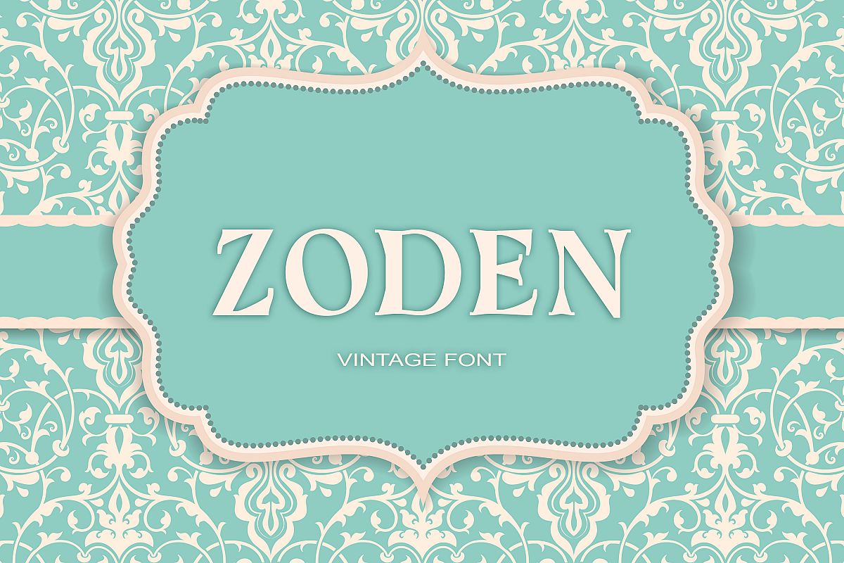 Zoden Font example image 1