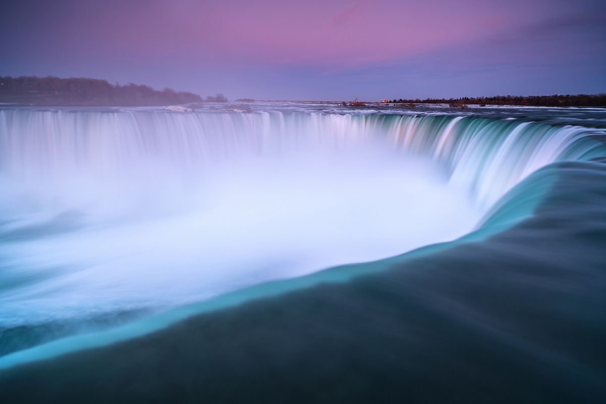 Niagara fall view during sunset example image 1