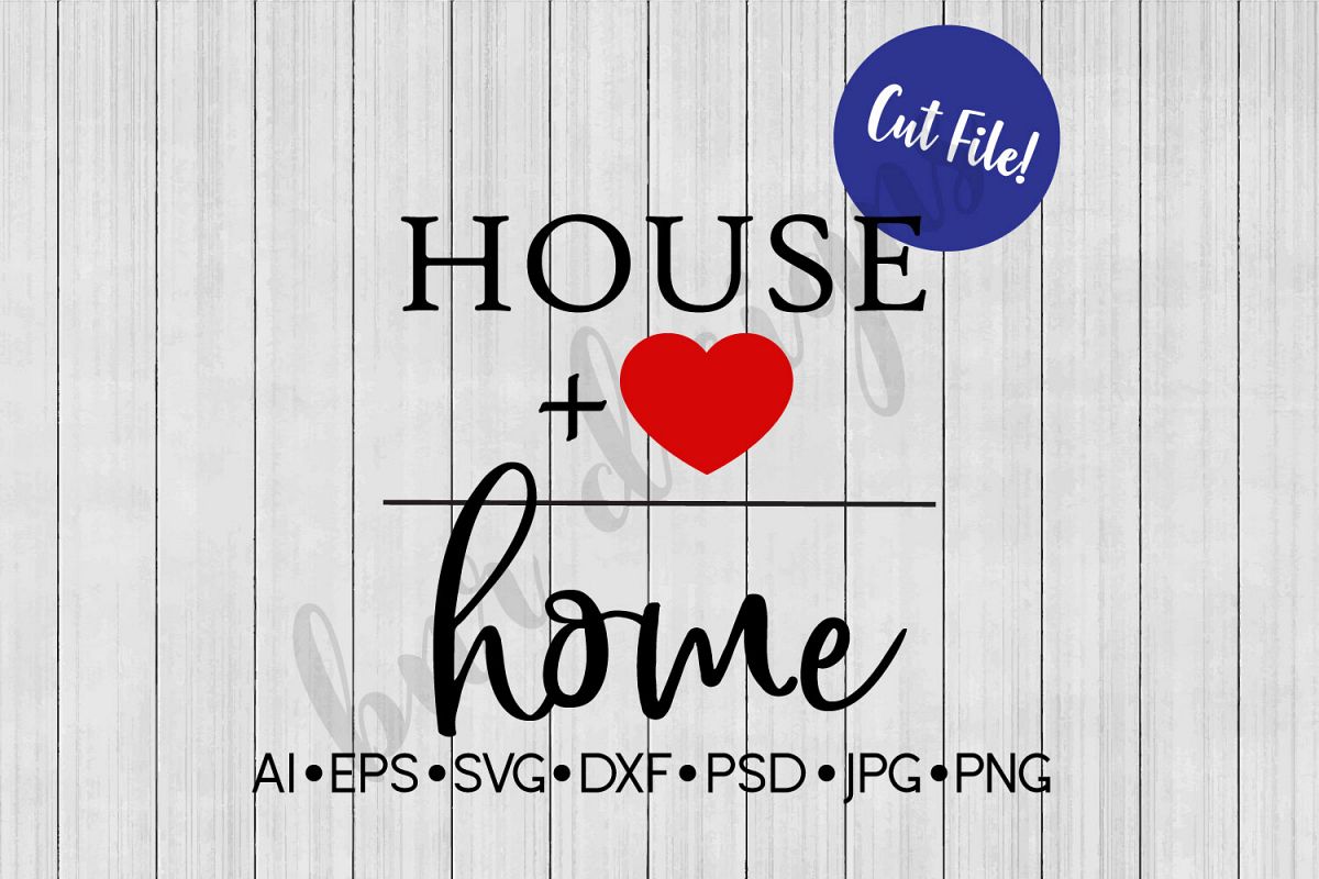 Home SVG, Farmhouse SVG, DXF File, Cut File example image 1