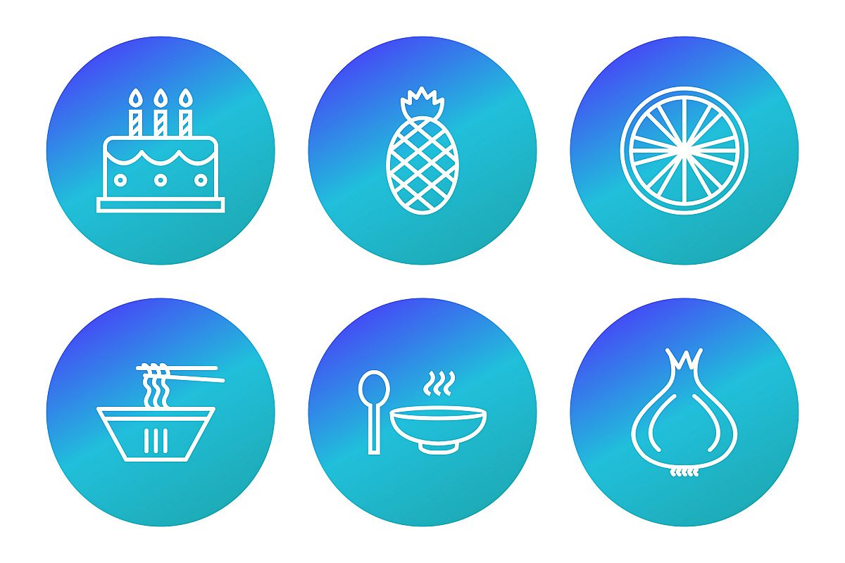 Set Of Food Icons example image 1