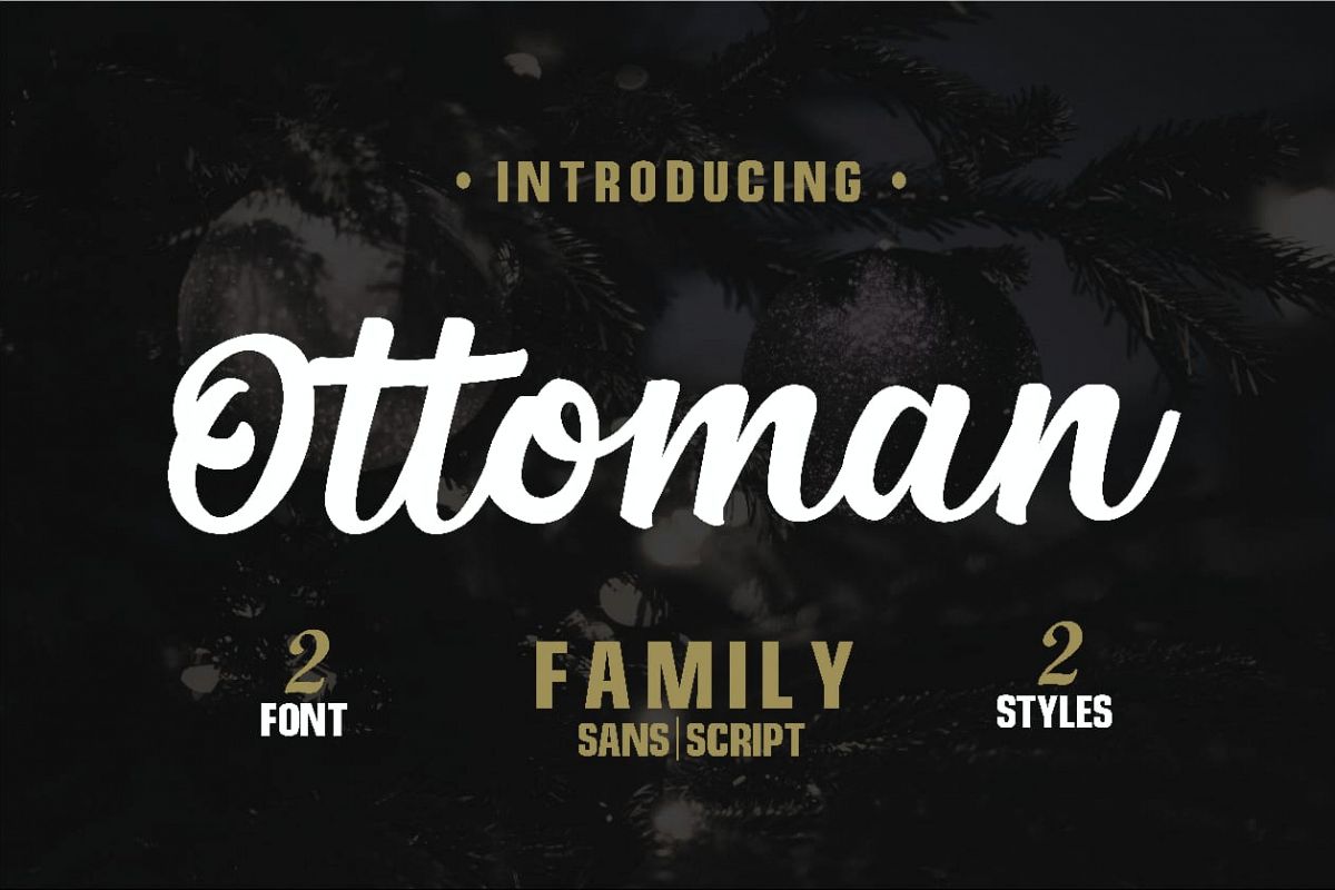Ottoman Font Duo example image 1