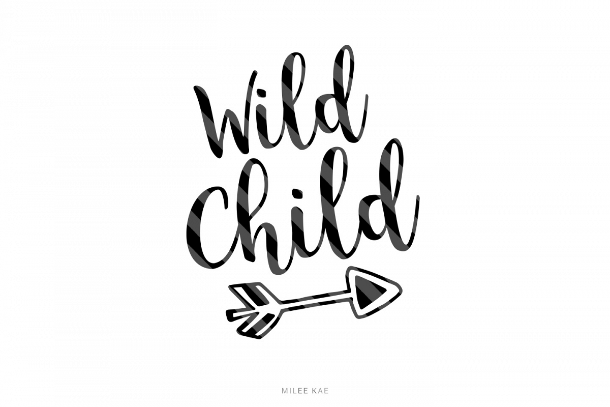 Wild Child SVG, Cutting file, Decal