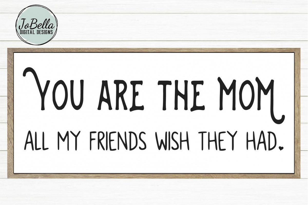 Mom SVG, Sublimation Design and Mother's Day Printable example image 1