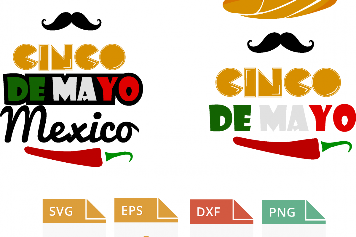 Cinco de Mayo clipart. Mexican holiday mariachi dancers, musicians, maracas, planner stickers, fiesta, commercial use example image 1