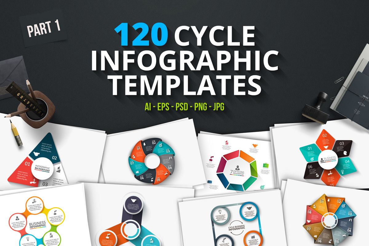 120 cycle infographics (part 1) example image 1