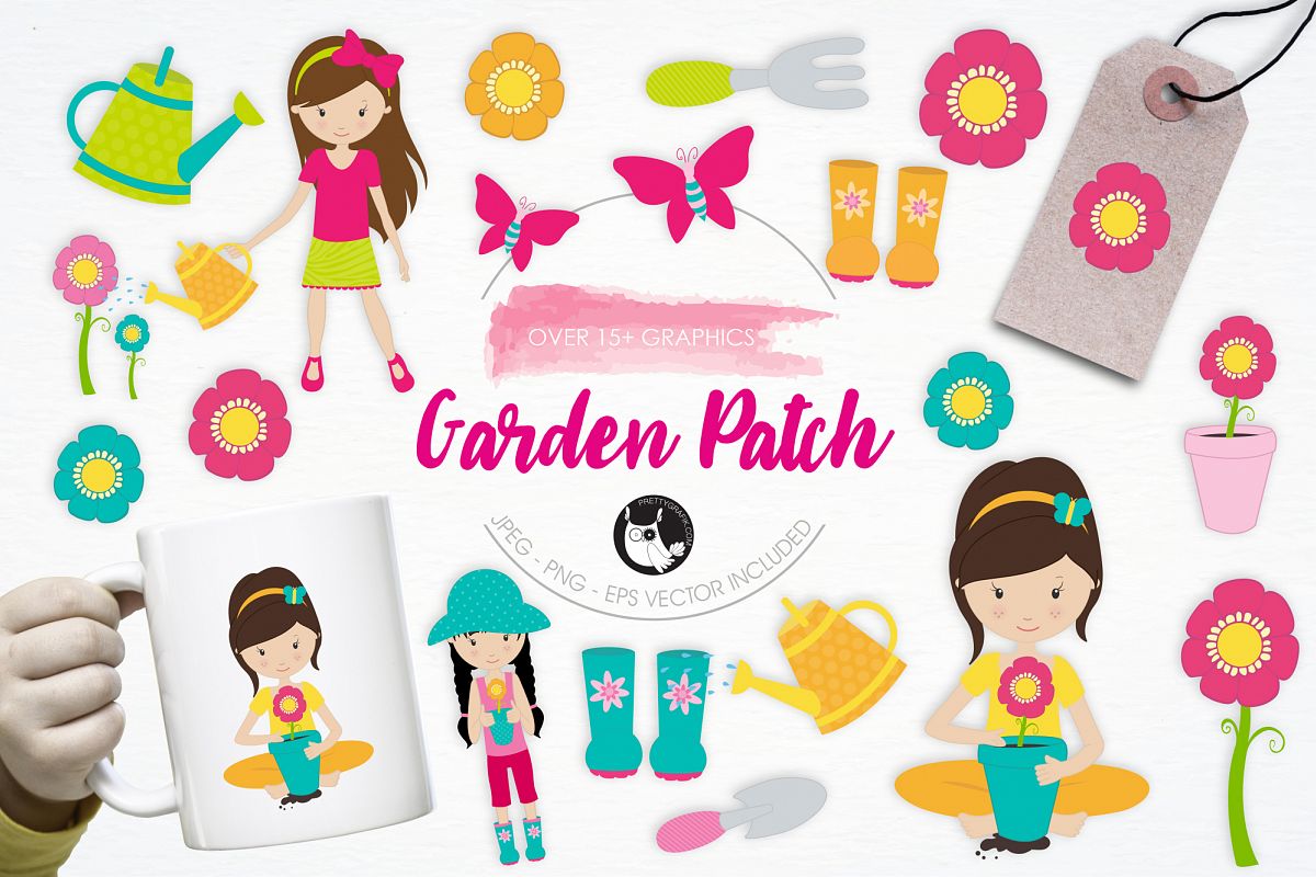 Garden Patch graphics and illustrations example image 1