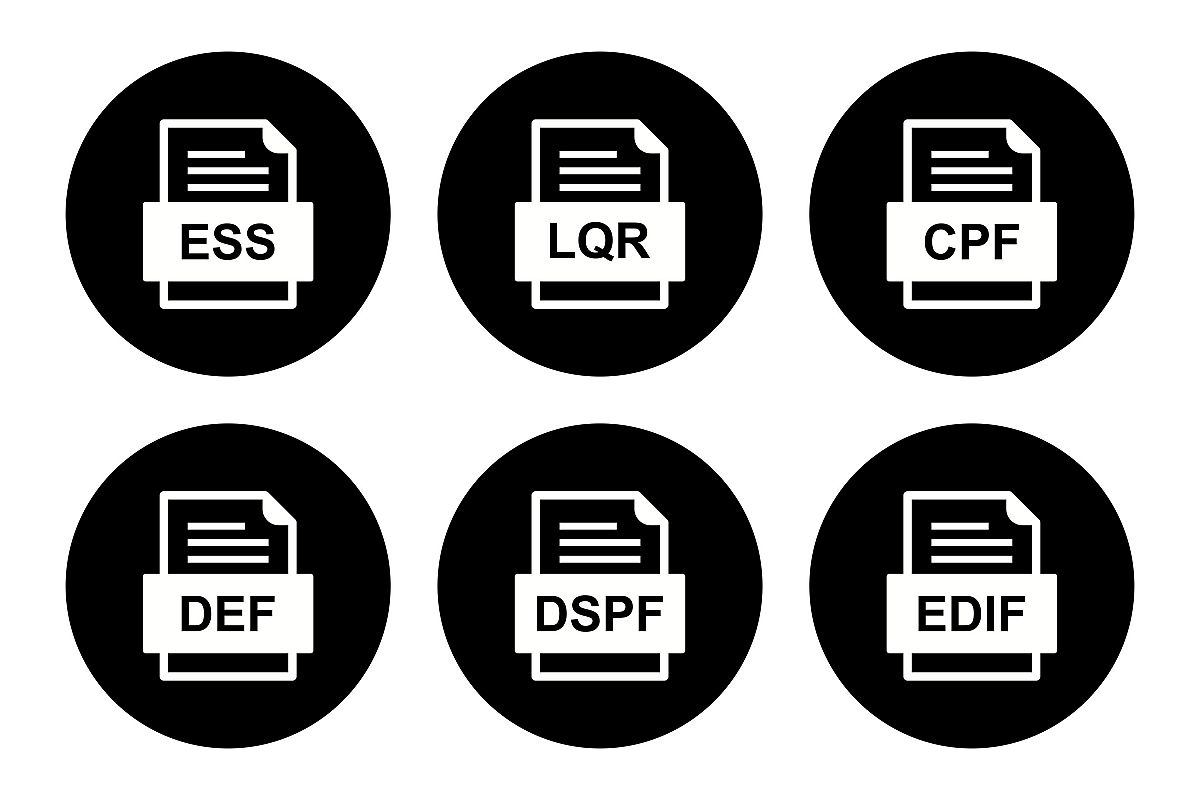 Set Of File Formats Icons example image 1