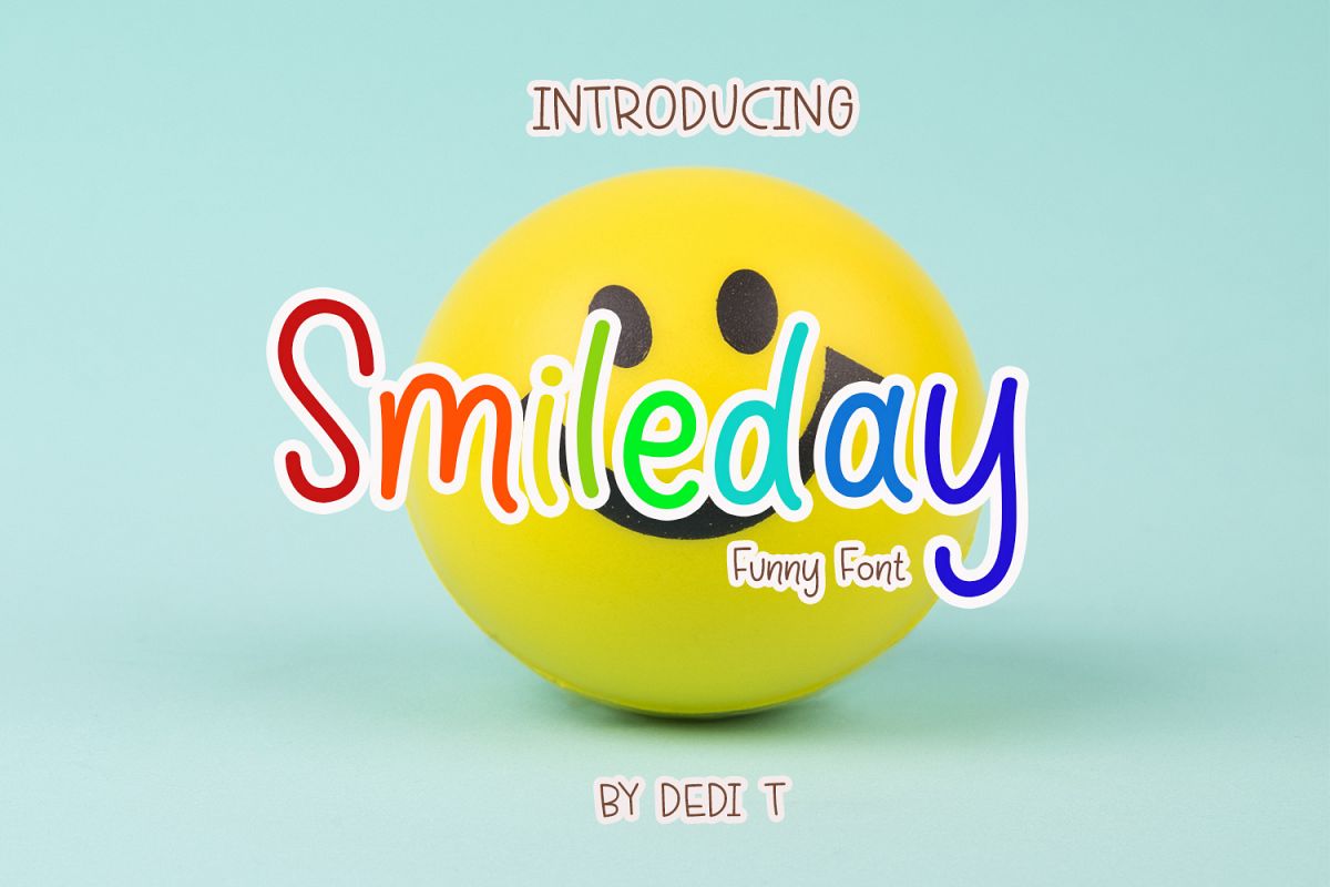 Smileday Funny Font example image 1