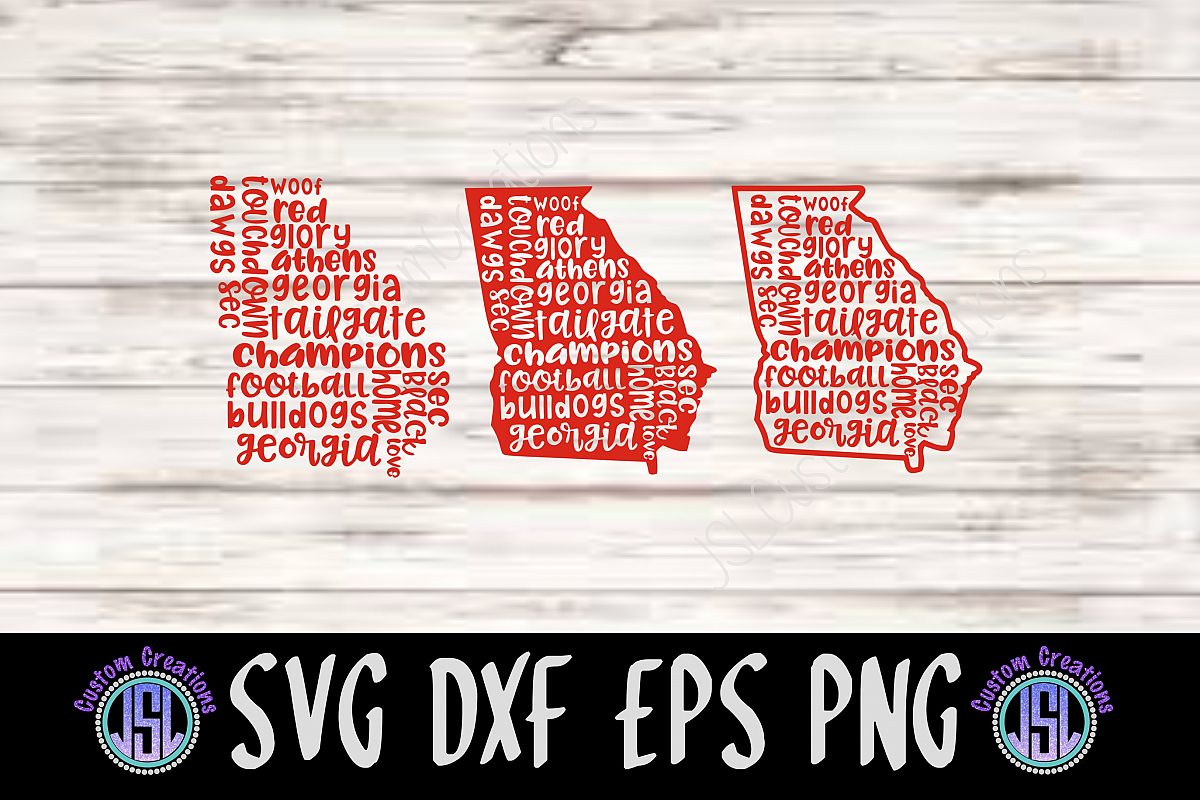 Download Georgia Sayings States | Set of 3 Bundle | SVG DXF EPS PNG