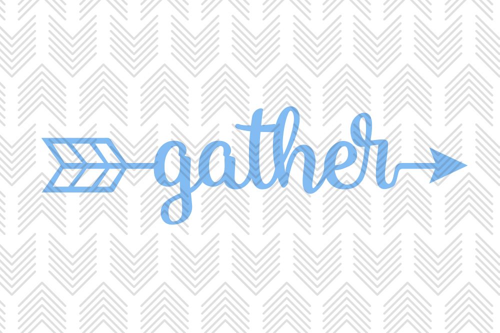 Gather Arrow - SVG, AI, EPS, PDF, DXF & PNG FILES example image 1