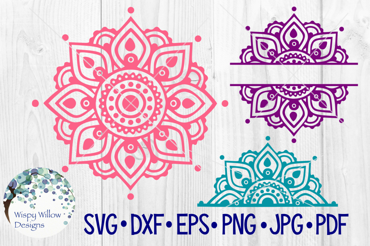 Download Mandala SVG Bundle | Half Mandala |Personalized Name ...