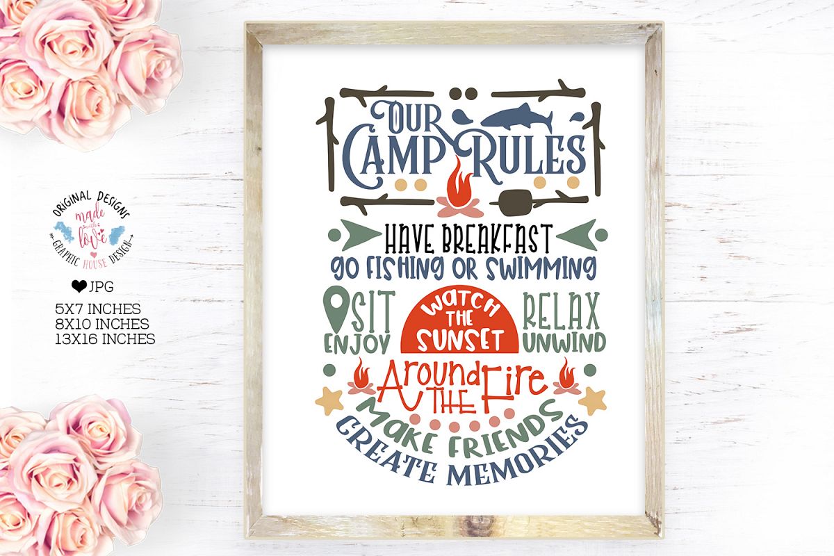 Our Camp Rules - Camping Printable