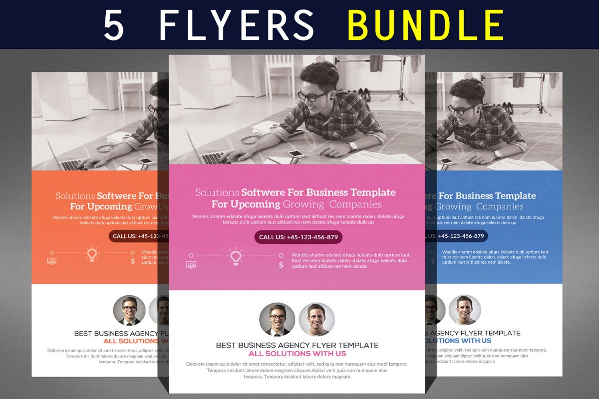 Multipurpose Business Flyer Bundle example image 1