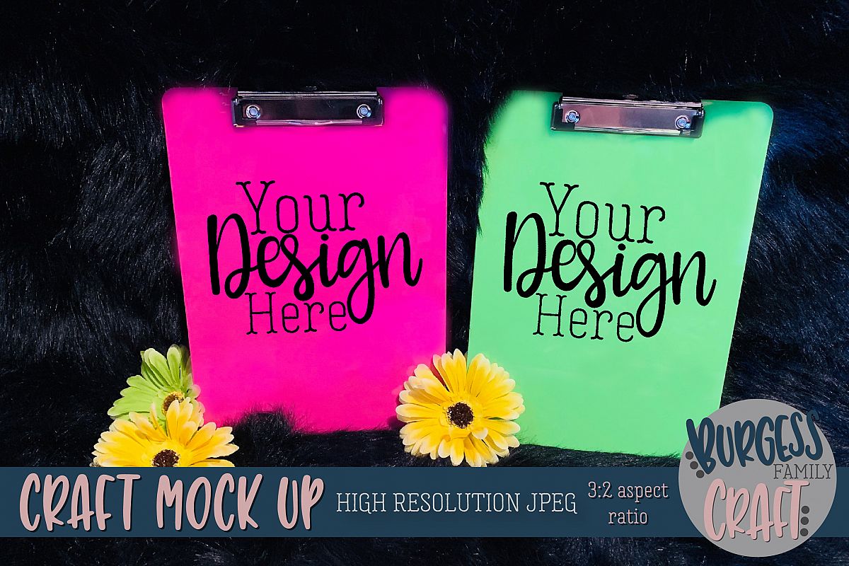 Walmart clipboards mock up|PSD & JPEG example image 1