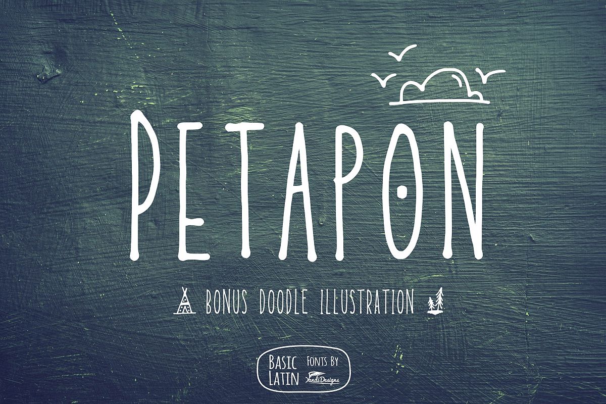 Petapon Font + BONUS example image 1