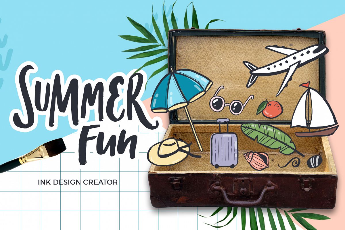 Summer fun - ink design creator example image 1