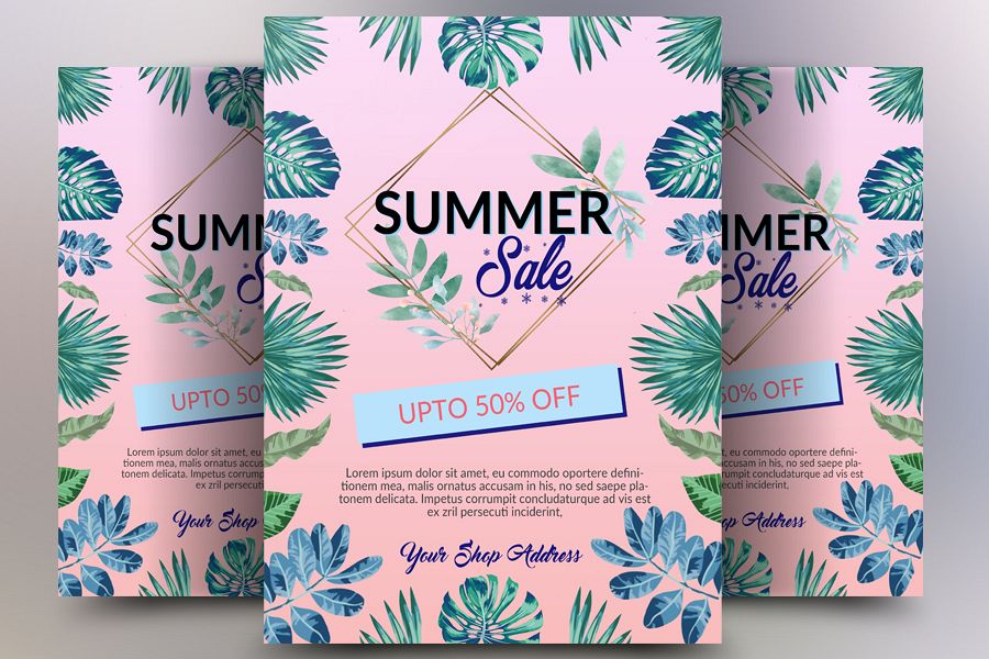 Summer Sale Offer Flyer example image 1