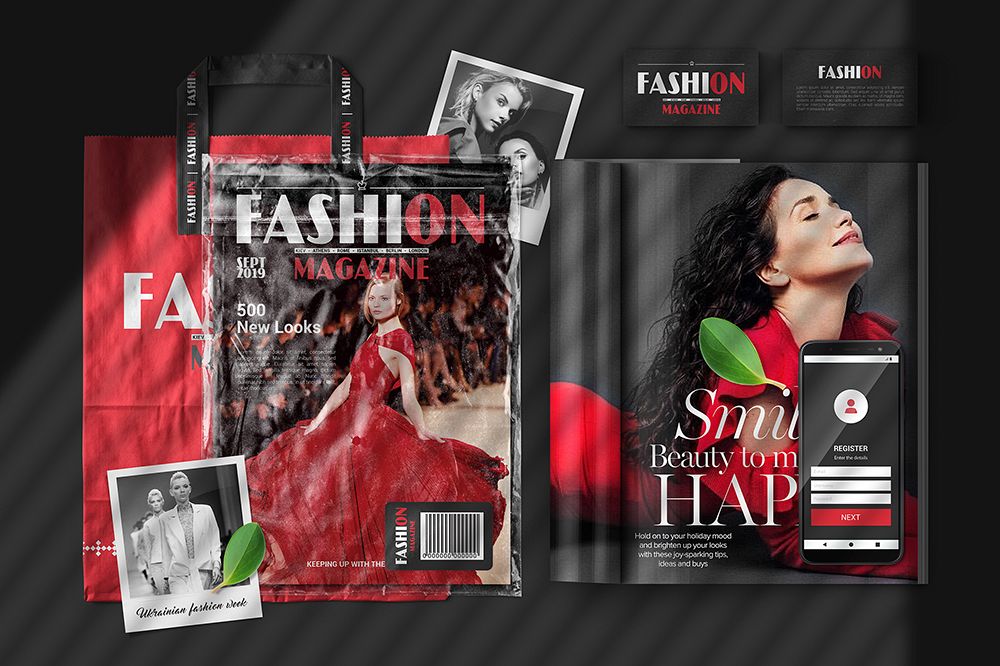 A4 Magazine Scene Mockup example image 1