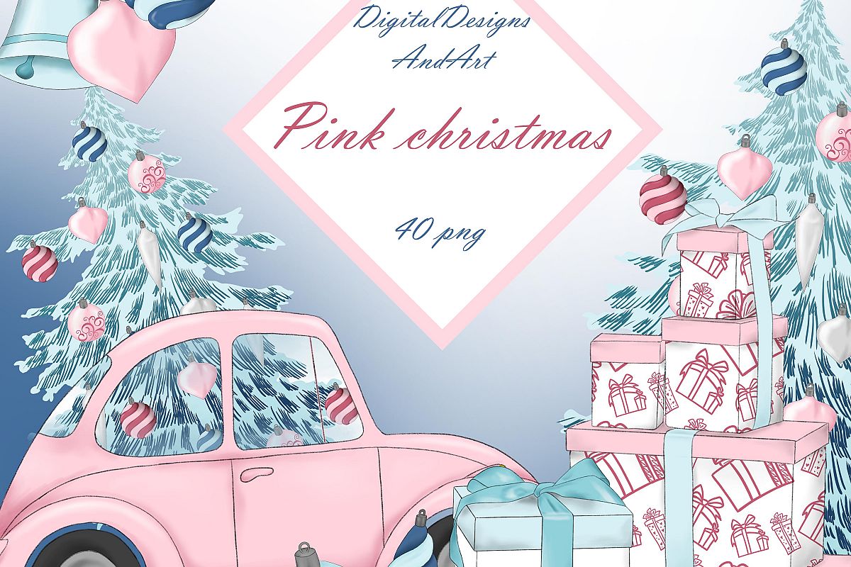 Christmas in pink example image 1