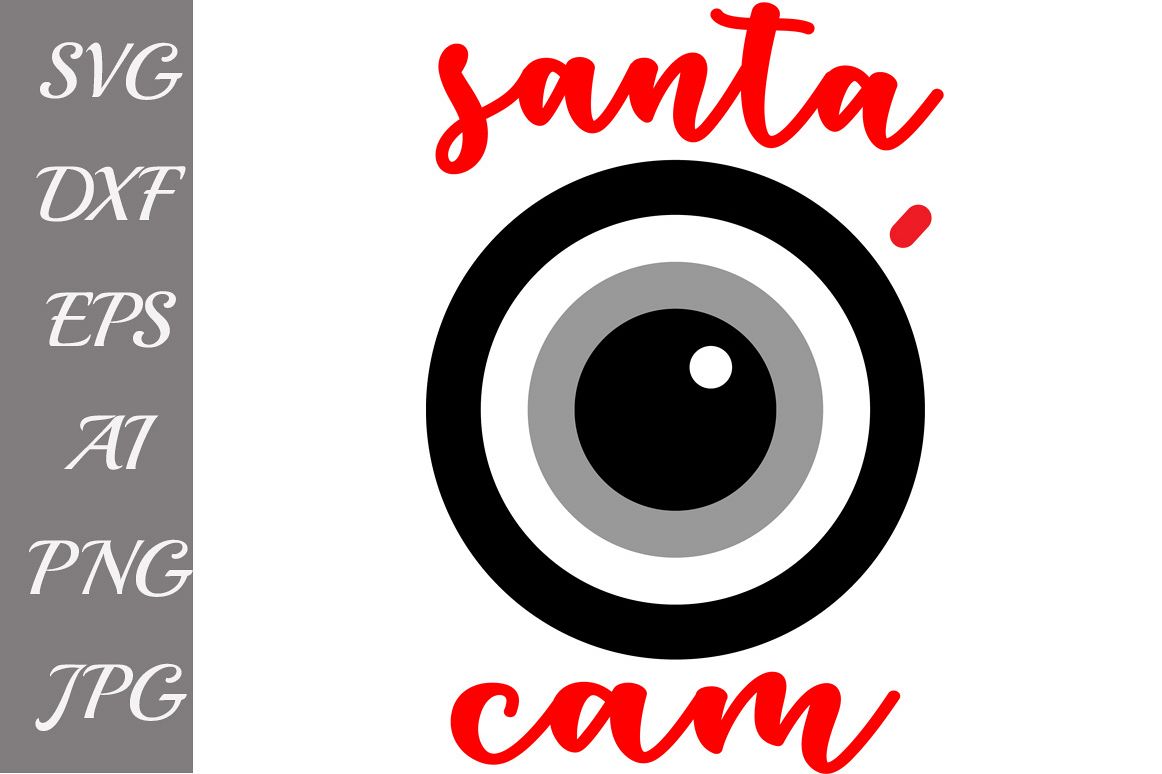 Santa Cam SVG - CHRISTMAS SVG example image 1