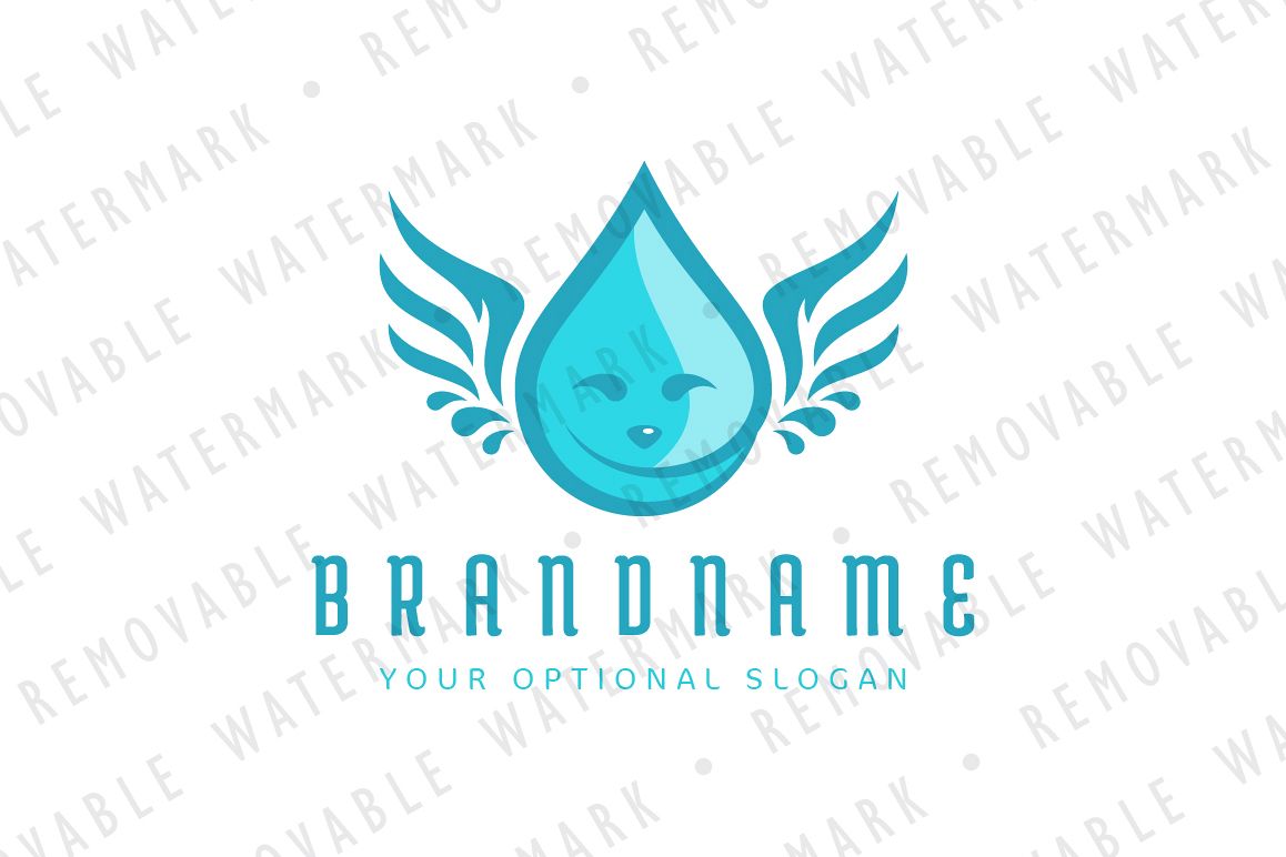 Droplet Angel Logo example image 1