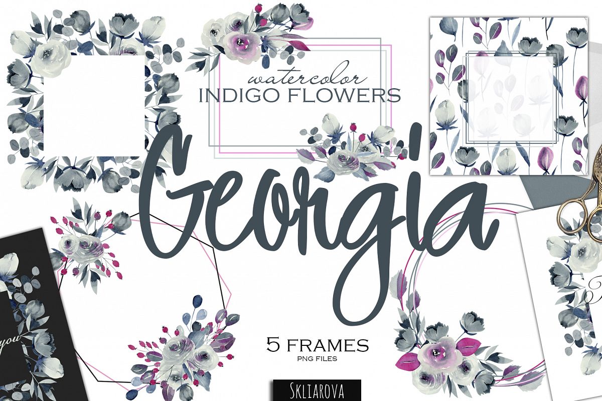 Georgia. Indigo 5 frames example image 1