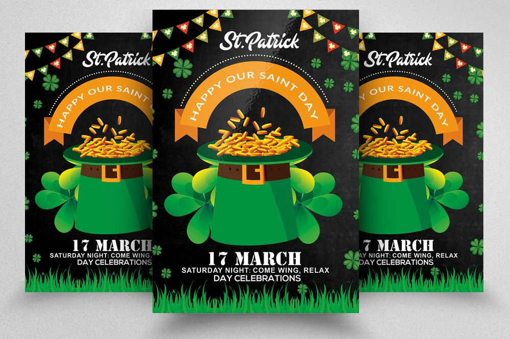 St. Patricks Day Flyer Template example image 1
