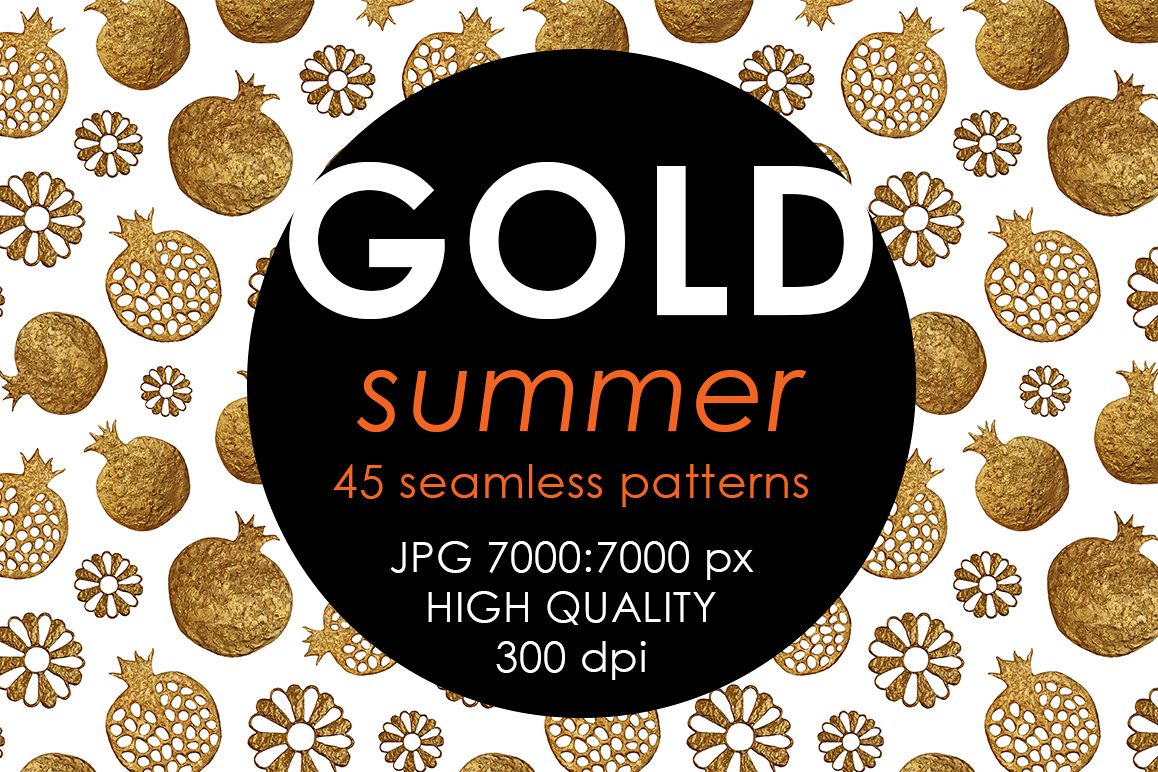 GOLD NATURE on white example image 1