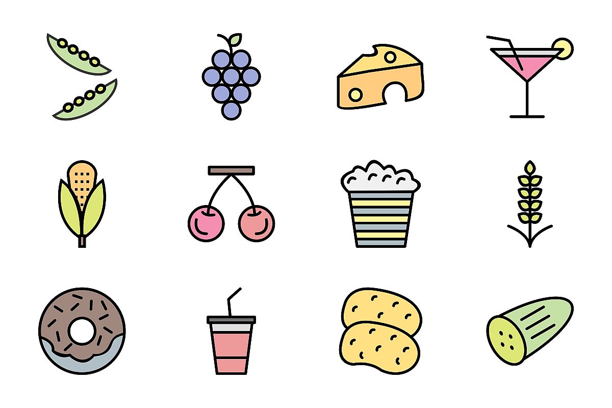 Set Of Food Icons example image 1