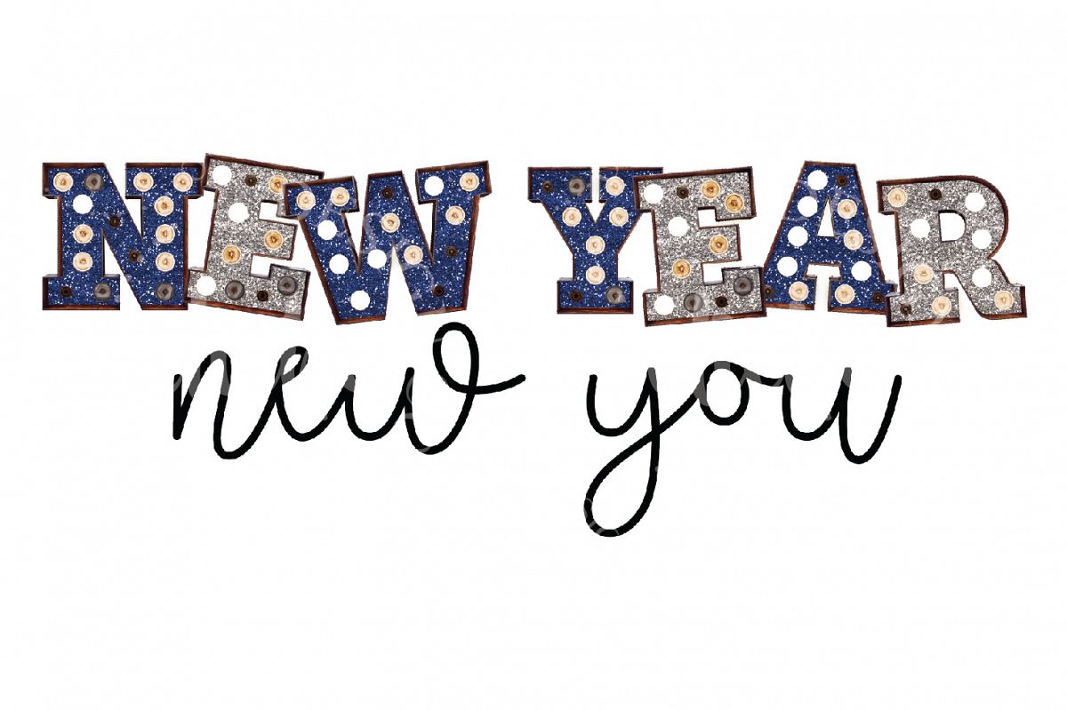 New Year Sublimation Design example image 1